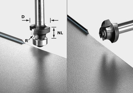 Festool Заоблящ фрезер S8 HW R3 D22-KL OFK