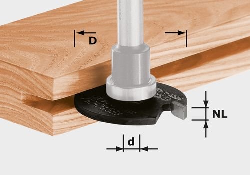 Festool Фрезер шайба-нут HW D40x4