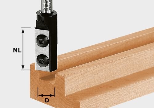 Festool Фрезер за нут с обръщаеми пластини HW S8 D8/20 WP Z1