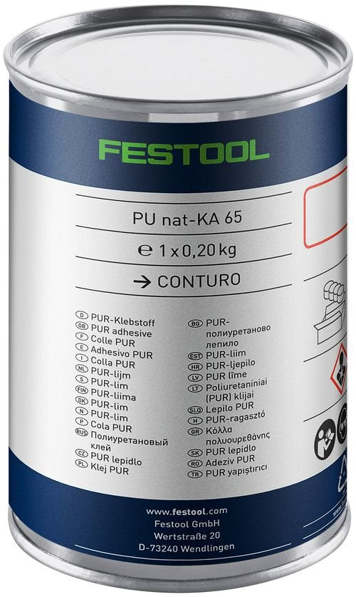 Festool Полиуретаново лепило натурално PU nat 4x-KA 65