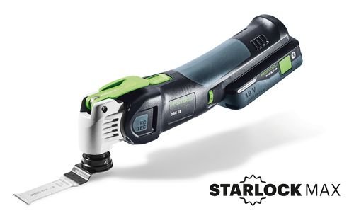 Festool Акумулаторен мултифункционален осцилиращ инструмент OSC 18 HPC 4,0 EI-Set VECTURO