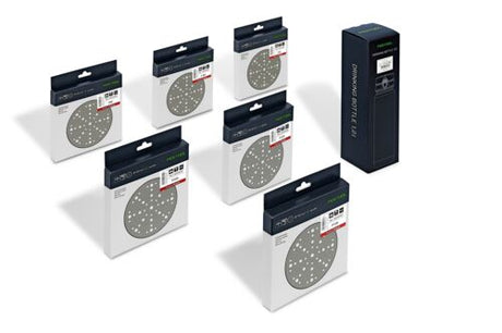Festool Шкурки Granat стартерен комплект D150 + подарък бутилка 1 л