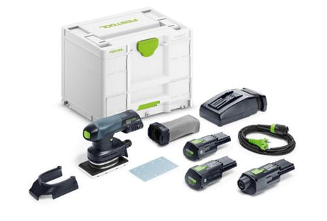 Festool Акумулаторна вибрационна шлайфмашина RUTSCHER RTSC 400 3,0 I-Set