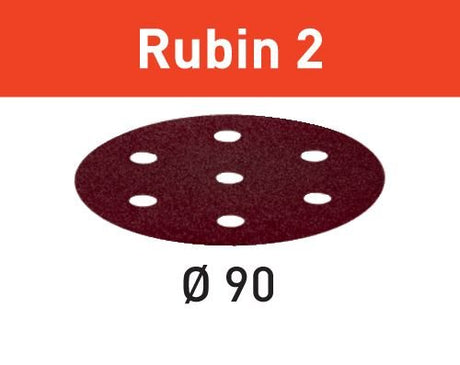 Festool Шкурка STF D90/6 P150 RU2/50 Rubin 2