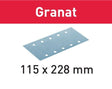 Festool Шкурка на лист STF 115X228 P120 GR/100 Granat
